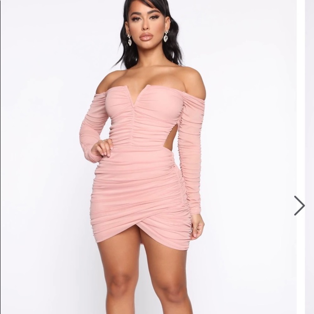 Pink Fashion Nova Dress